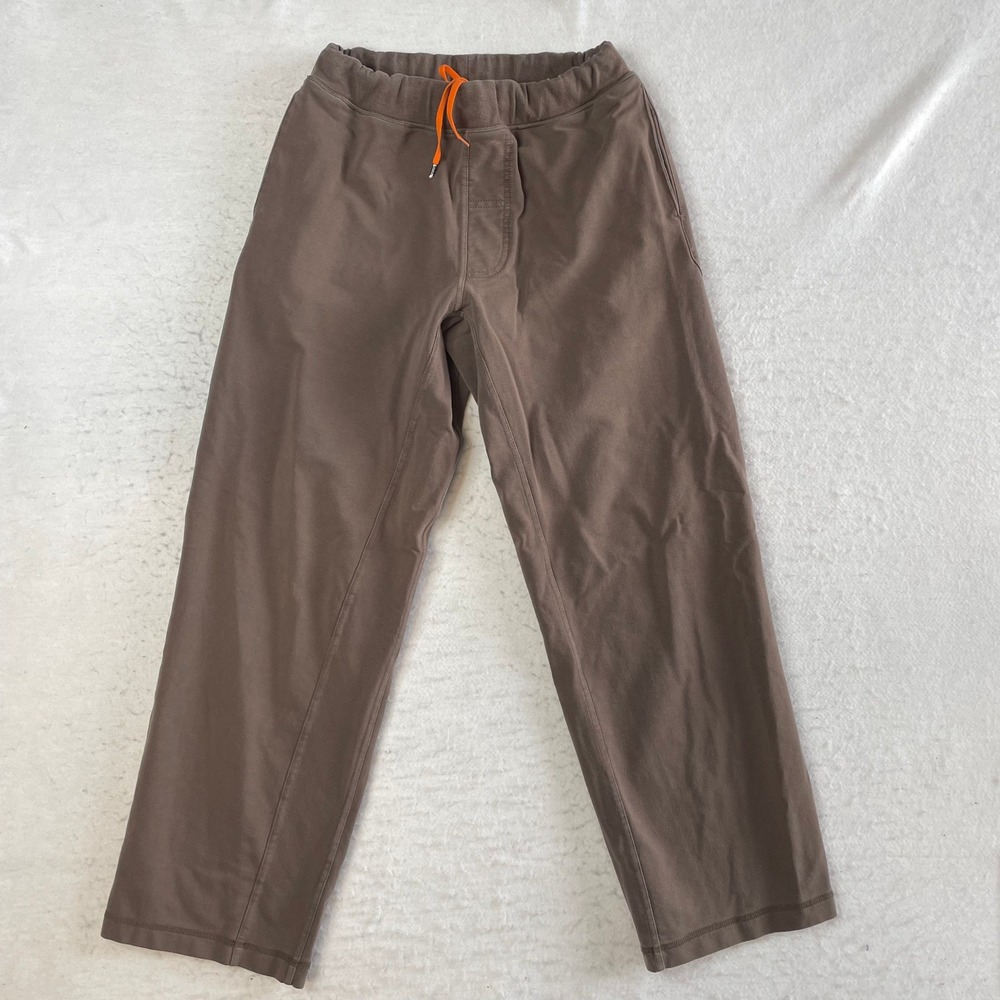 Lululemon Joggers Mens Medium Brown Orange Drawstring Athletic‎ Sweatpants